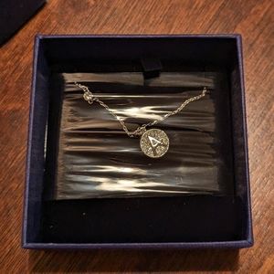 Swarovski Necklace Letter A